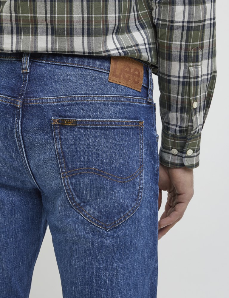 Lee Daren Zip Fly ανδρικό μπλε τζιν L707KNA46 φωτογραφία